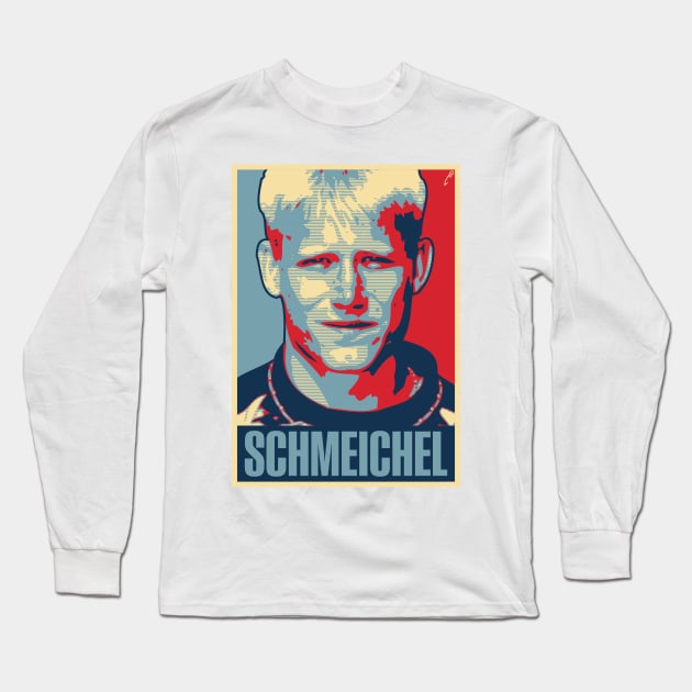 Schmeichel Long Sleeve T-Shirt by DAFTFISH